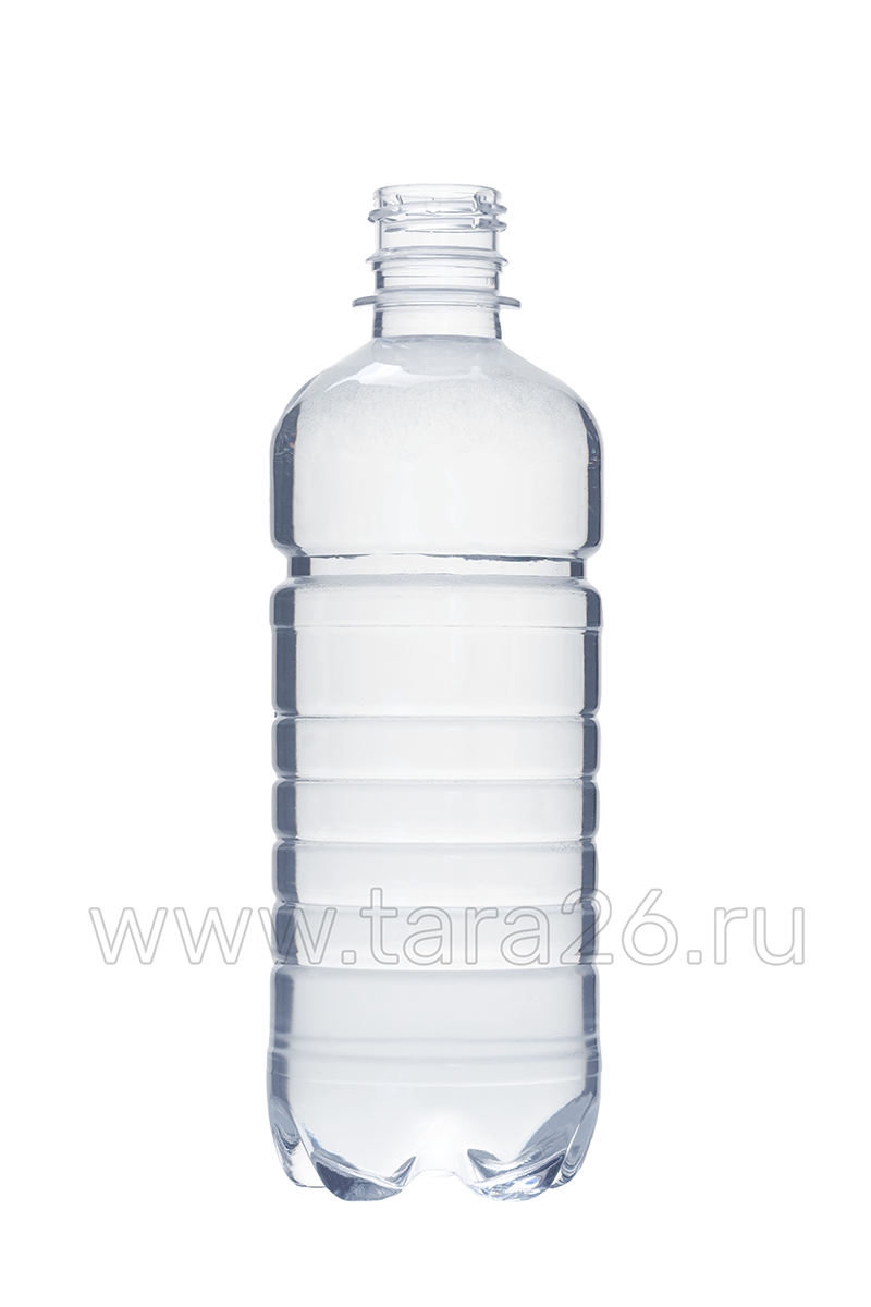 Бутылка ПЭТ 0,5 л. + крышка БЕСЦВЕТНАЯ в упаковке по 100 шт.