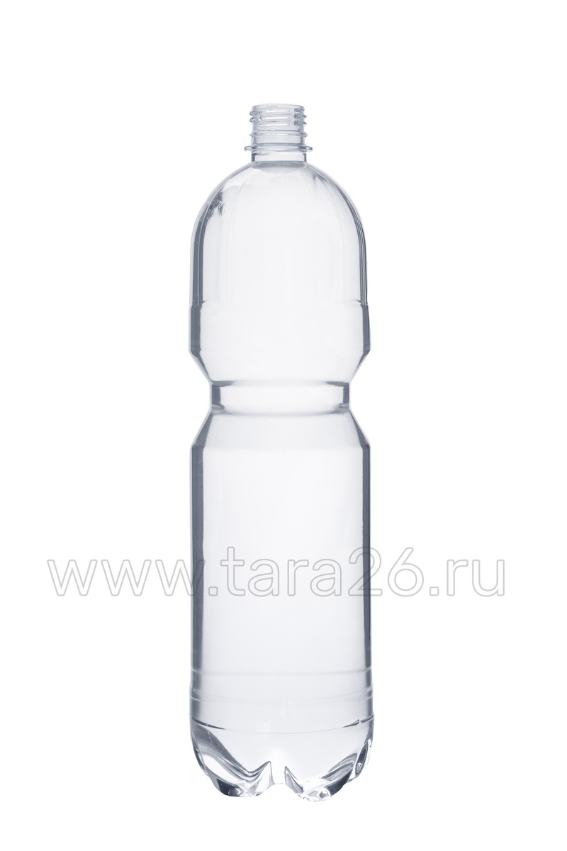 Бутылка ПЭТ 1,5 л. бесцветная + крышка в упаковке по 50 шт.